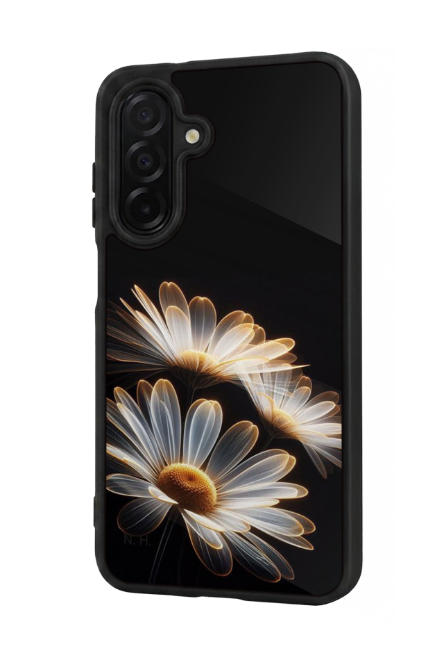 Samsung Galaxy A56 Uyumlu Cicek Tasarımlı Glossy Premium Kılıf