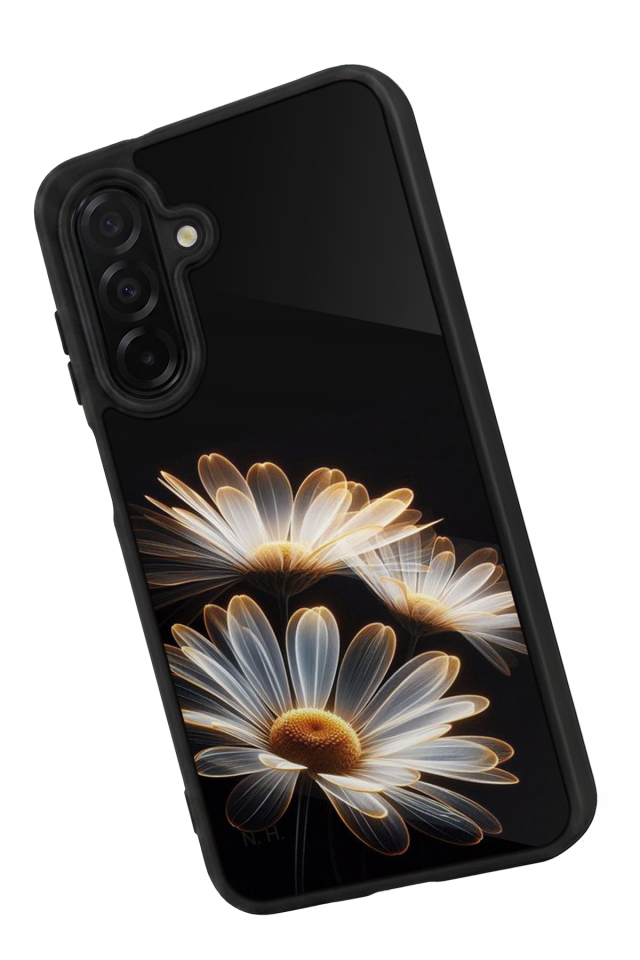 Samsung Galaxy A56 Uyumlu Cicek Tasarımlı Glossy Premium Kılıf