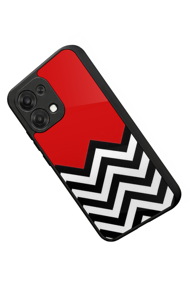 Oppo A6 Pro Uyumlu Çizgi Sanatı Tasarımlı Glossy Premium Kılıf