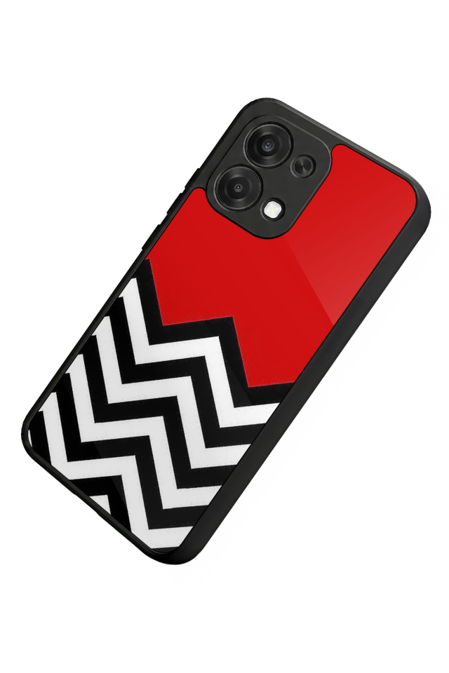 Oppo A6 Pro Uyumlu Çizgi Sanatı Tasarımlı Glossy Premium Kılıf