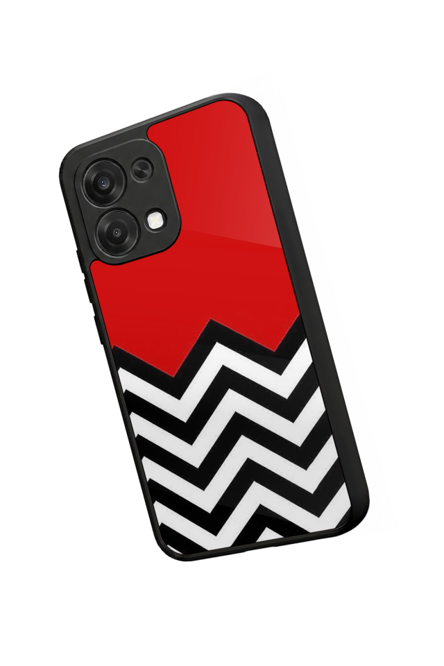 Oppo A6 Pro Uyumlu Çizgi Sanatı Tasarımlı Glossy Premium Kılıf