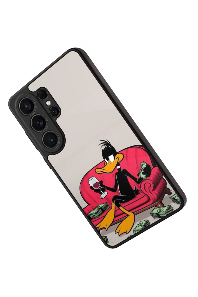 Samsung Galaxy S26 Ultra Uyumlu Daffy duck Tasarımlı Glossy Premium Kılıf