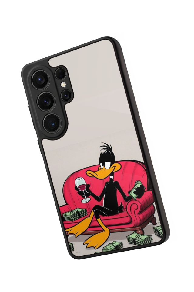 Samsung Galaxy S26 Ultra Uyumlu Daffy duck Tasarımlı Glossy Premium Kılıf