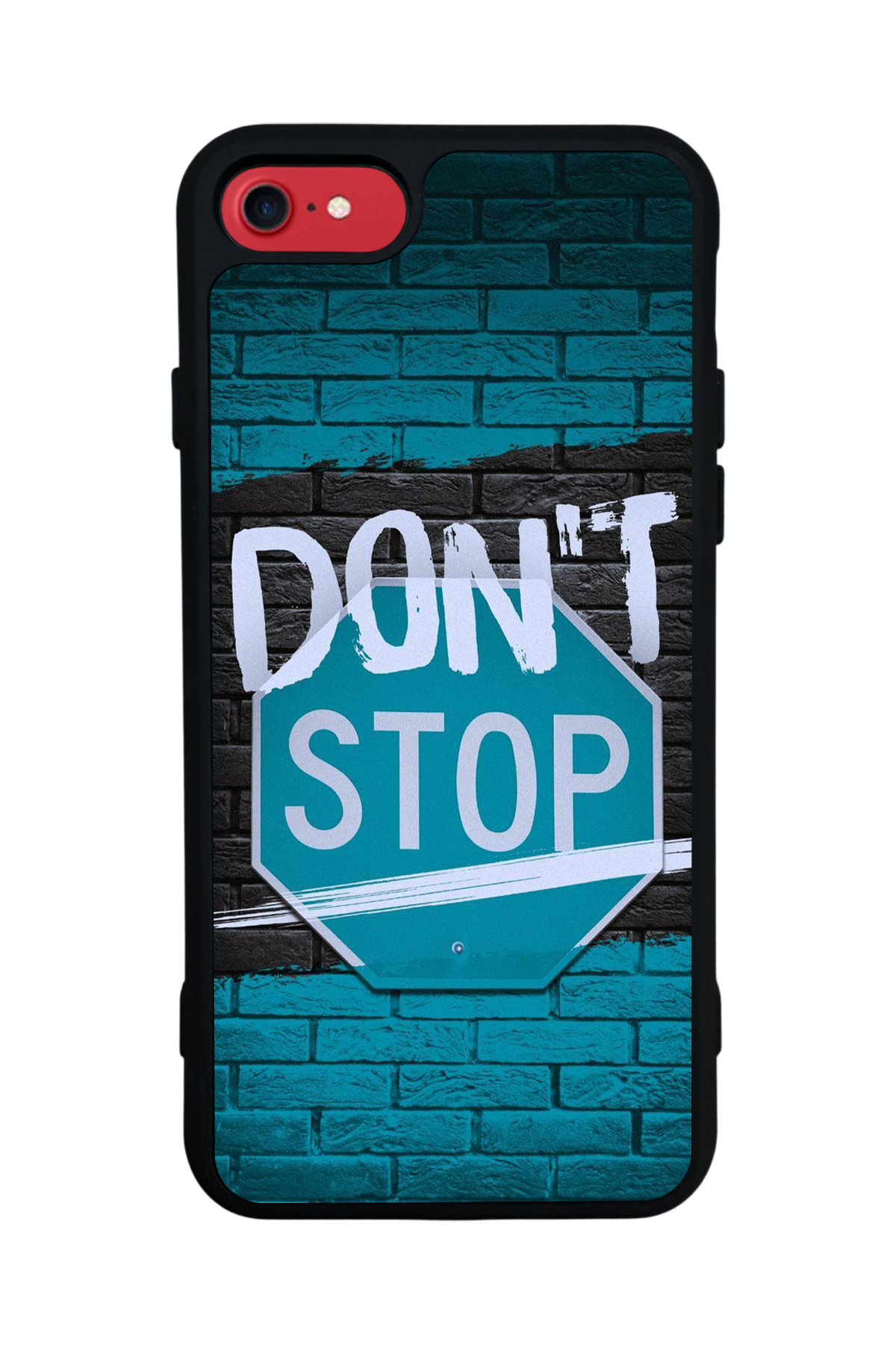 iPhone 8 Uyumlu Dont Stop Tasarımlı Glossy Premium Kılıf