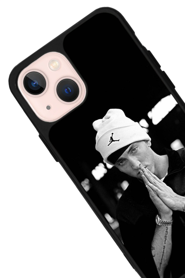 iPhone 13/14 Uyumlu Eminem Tasarımlı Glossy Premium Kılıf