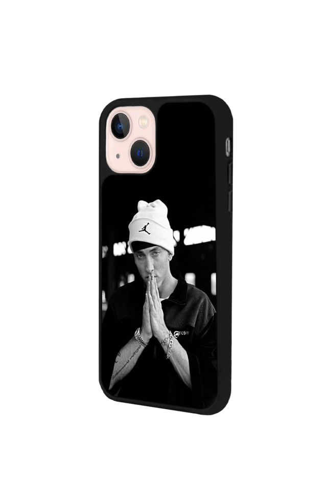 iPhone 13/14 Uyumlu Eminem Tasarımlı Glossy Premium Kılıf