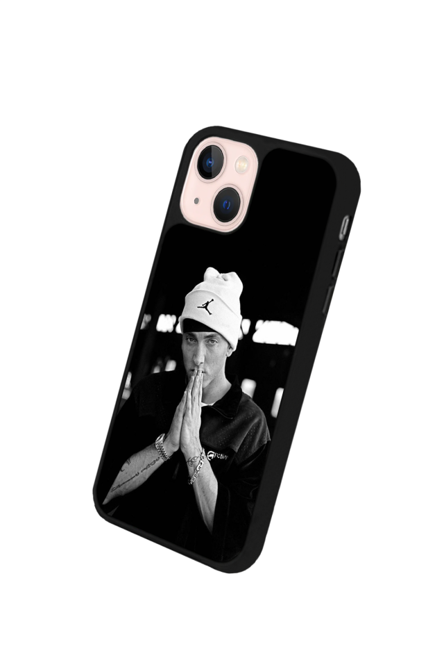 iPhone 13/14 Uyumlu Eminem Tasarımlı Glossy Premium Kılıf