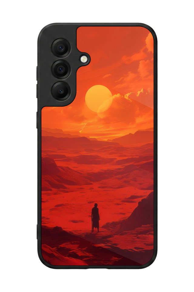 Samsung Galaxy A17 Uyumlu Güneş Tasarımlı Glossy Premium Kılıf