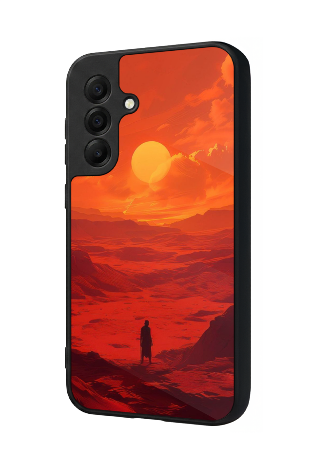 Samsung Galaxy A17 Uyumlu Güneş Tasarımlı Glossy Premium Kılıf