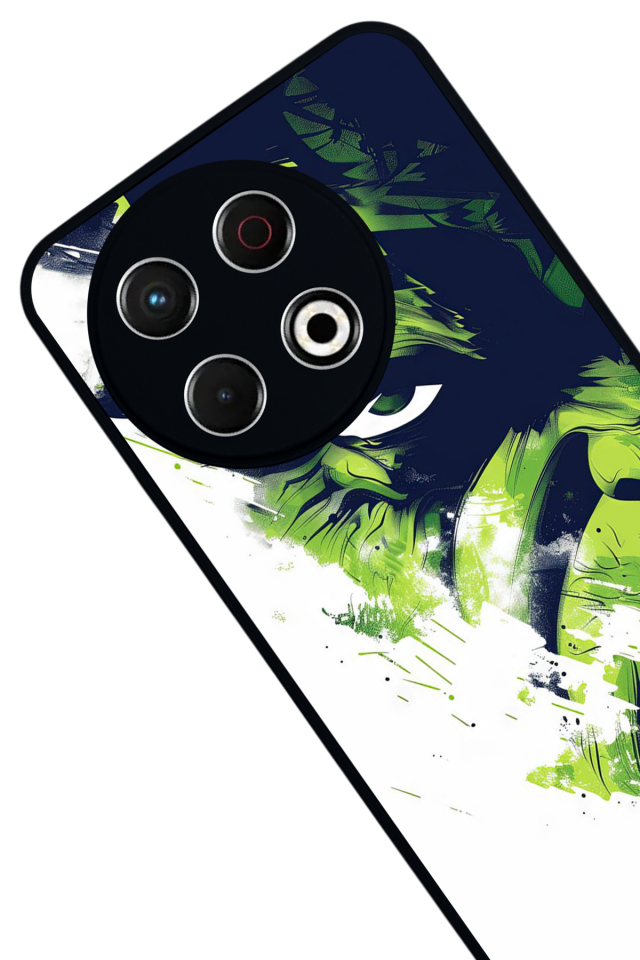 Tecno Spark 30 Pro Uyumlu Hulk Tasarımlı Glossy Premium Kılıf