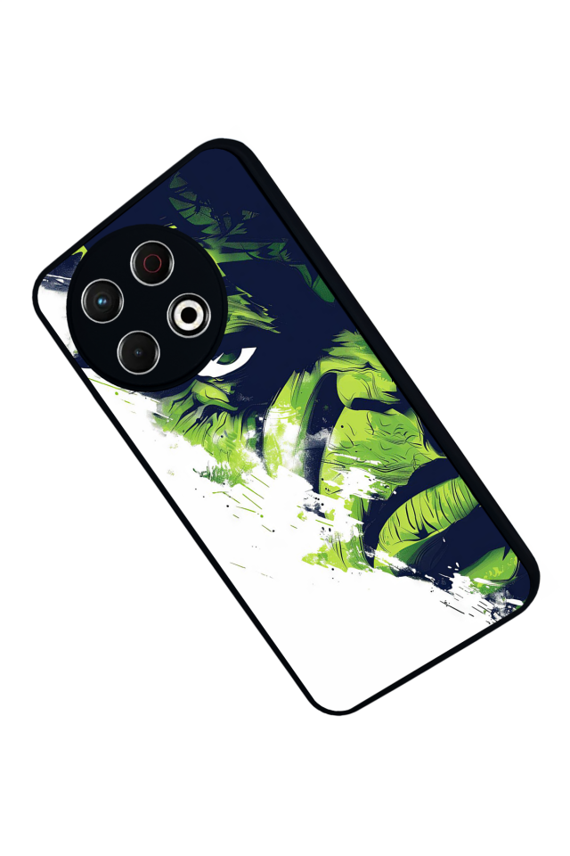 Tecno Spark 30 Pro Uyumlu Hulk Tasarımlı Glossy Premium Kılıf