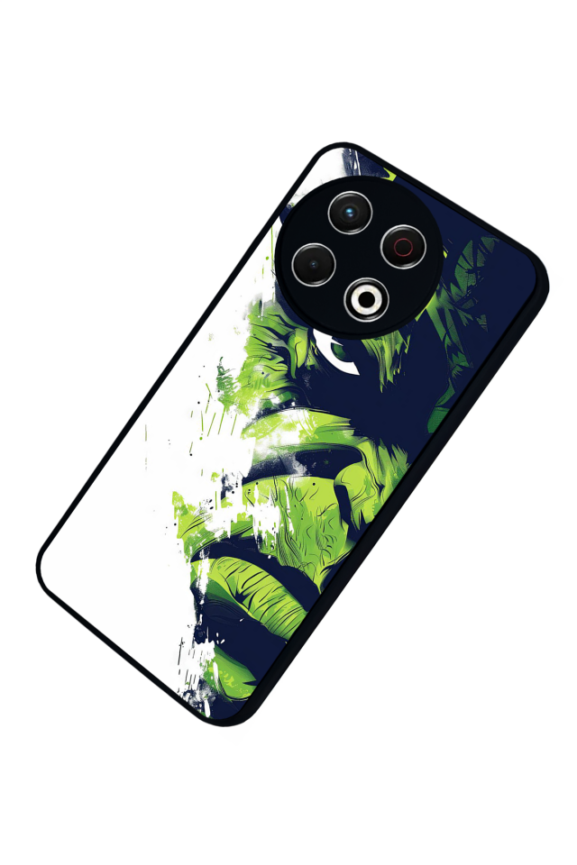 Tecno Spark 30 Pro Uyumlu Hulk Tasarımlı Glossy Premium Kılıf