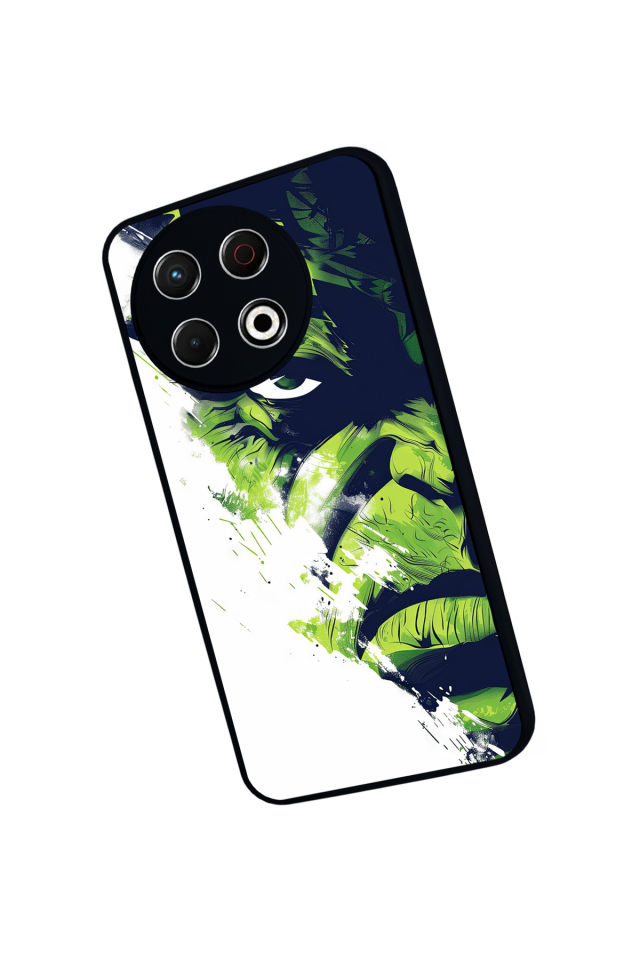 Tecno Spark 30 Pro Uyumlu Hulk Tasarımlı Glossy Premium Kılıf