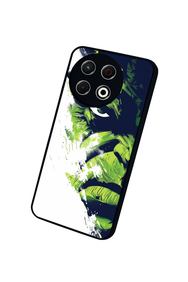 Tecno Spark 30 Pro Uyumlu Hulk Tasarımlı Glossy Premium Kılıf