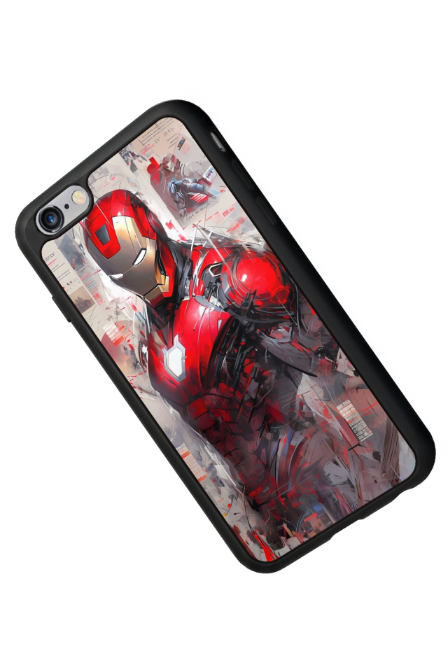 iPhone 6 Plus Uyumlu Iron Man ( Demir Adam ) Tasarımlı Glossy Premium Kılıf