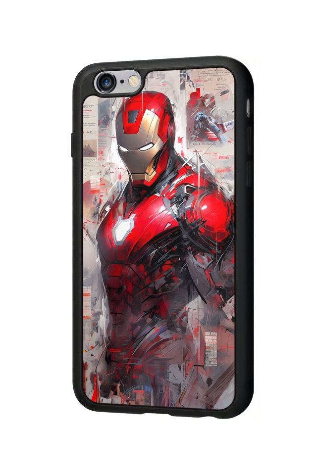 iPhone 6 Plus Uyumlu Iron Man ( Demir Adam ) Tasarımlı Glossy Premium Kılıf