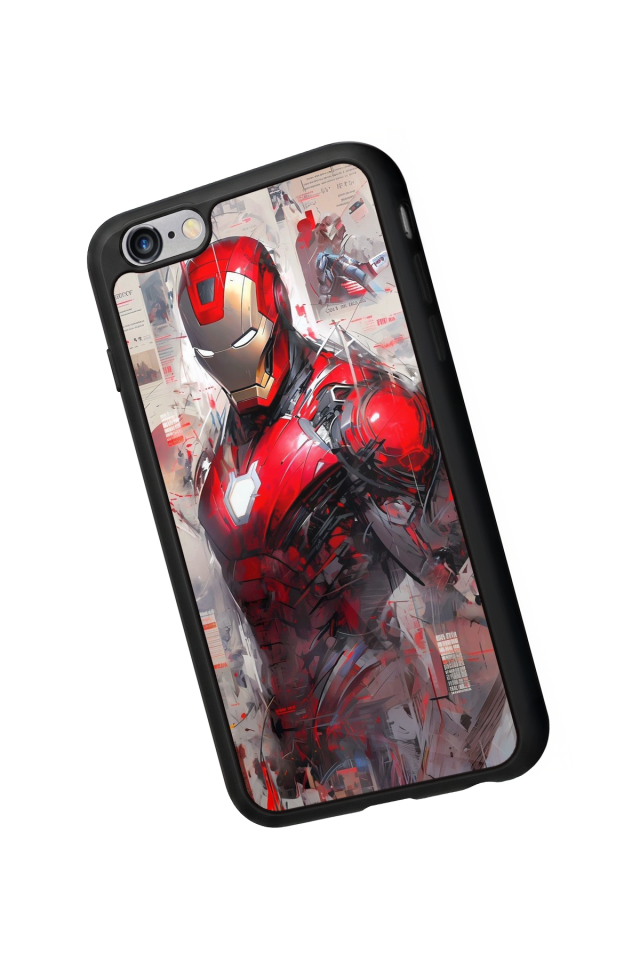 iPhone 6 Plus Uyumlu Iron Man ( Demir Adam ) Tasarımlı Glossy Premium Kılıf