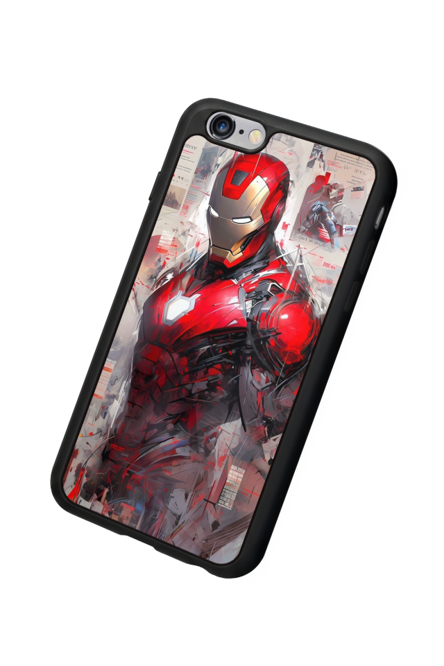iPhone 6 Plus Uyumlu Iron Man ( Demir Adam ) Tasarımlı Glossy Premium Kılıf