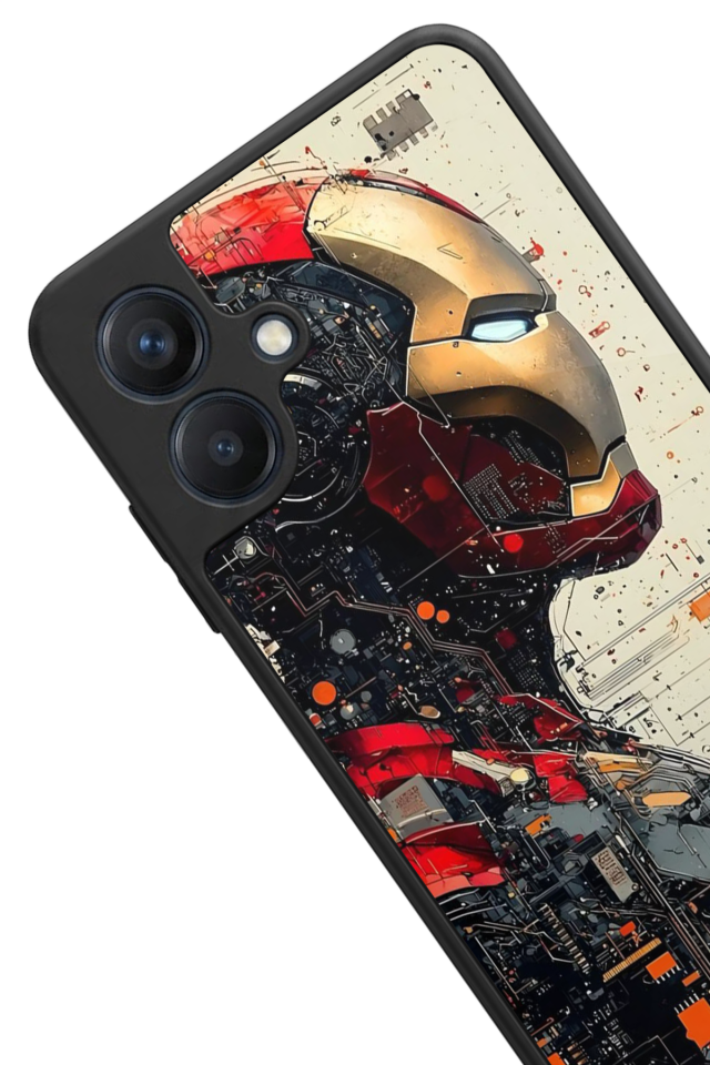 Samsung Galaxy A07 Uyumlu  Iron Man ( Demir Adam ) Tasarımlı Glossy Premium Kılıf