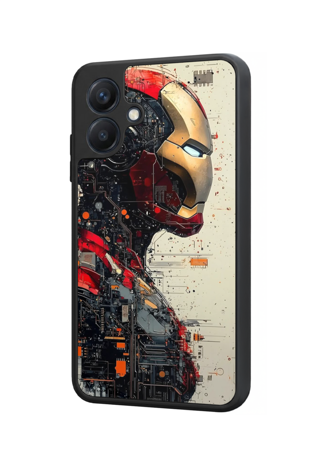 Samsung Galaxy A07 Uyumlu  Iron Man ( Demir Adam ) Tasarımlı Glossy Premium Kılıf