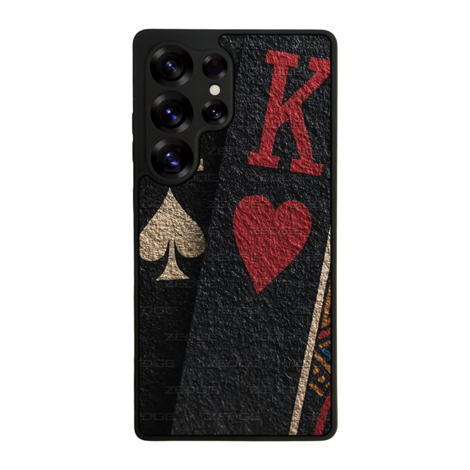 Samsung Galaxy S25 Ultra Uyumlu Kart Tasarımlı Glossy Premium Kılıf