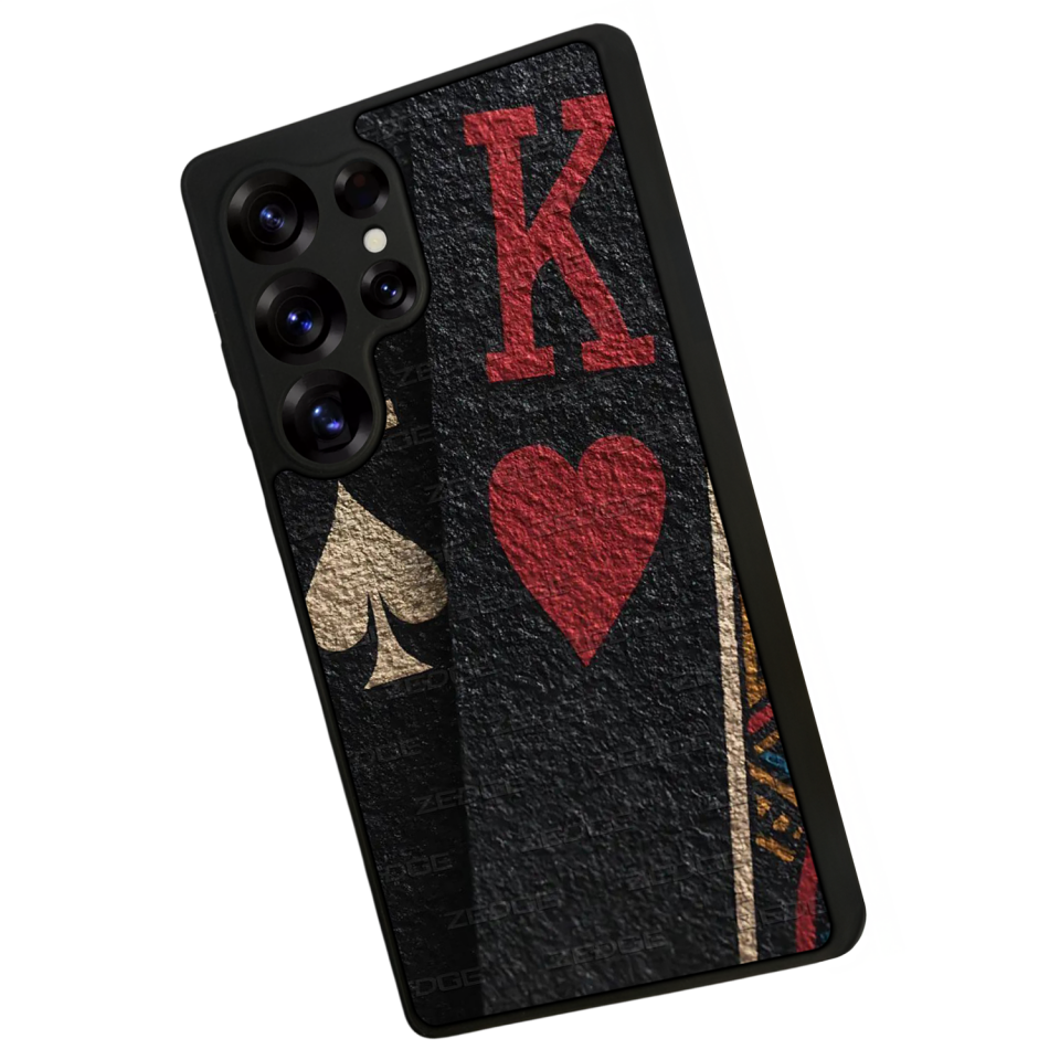 Samsung Galaxy S25 Ultra Uyumlu Kart Tasarımlı Glossy Premium Kılıf