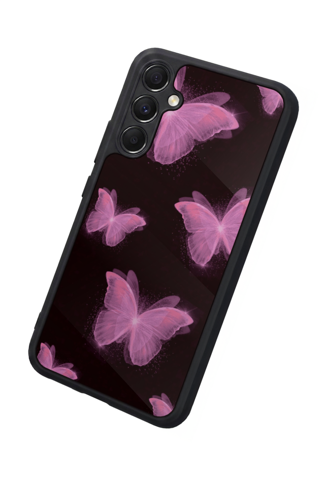 Samsung Galaxy A34 Uyumlu Kelebek Tasarımlı Glossy Premium Kılıf