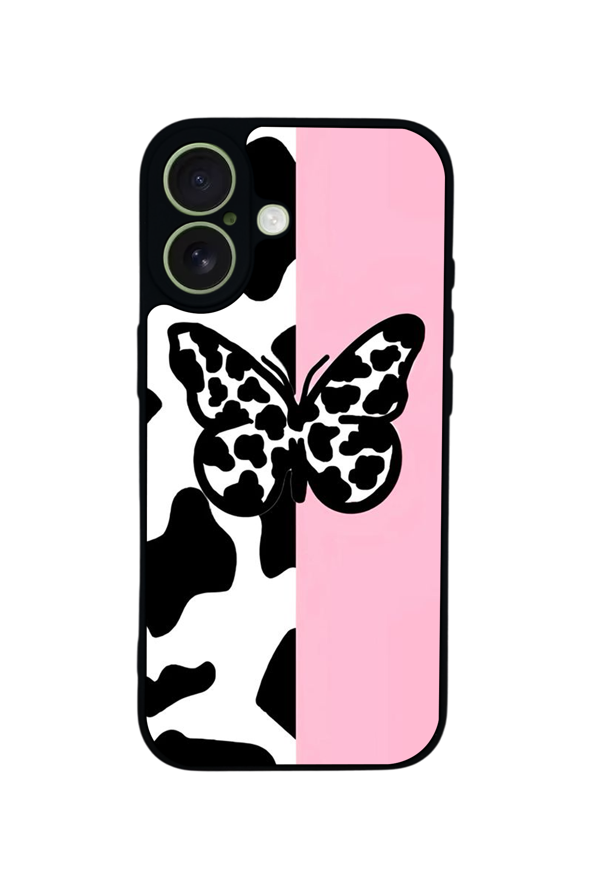 iPhone 17 Uyumlu Kelebek Tasarımlı Glossy Premium Kılıf