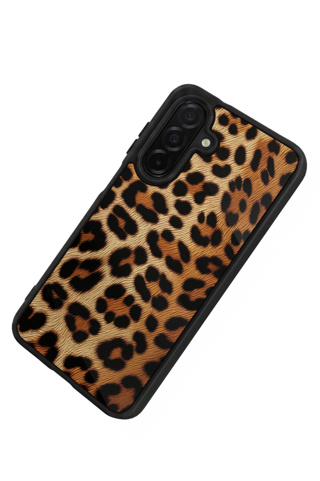 Samsung Galaxy A36 Uyumlu Leopar Tasarımlı Glossy Premium Kılıf