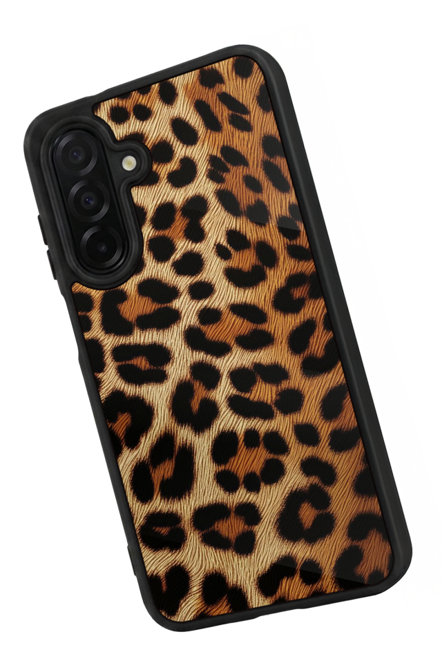 Samsung Galaxy A36 Uyumlu Leopar Tasarımlı Glossy Premium Kılıf