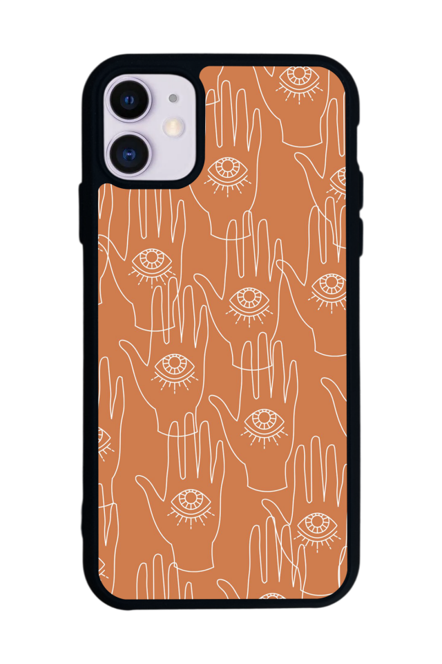 iPhone 11 Uyumlu Line Art Tasarımlı Glossy Premium Kılıf