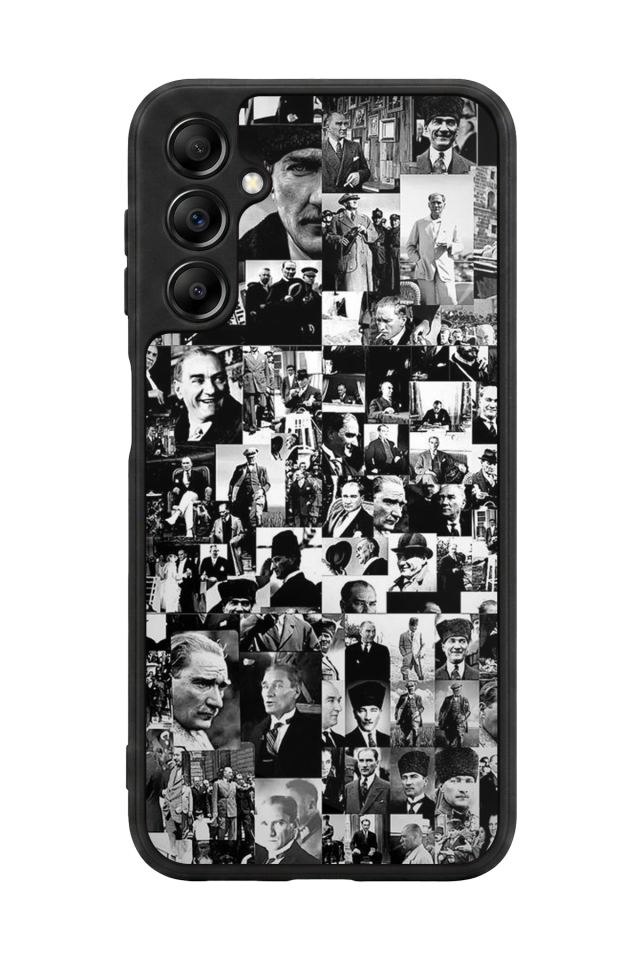Samsung Galaxy A14 Uyumlu Mustafa Kemal Ataturk Tasarımlı Glossy Premium Kılıf