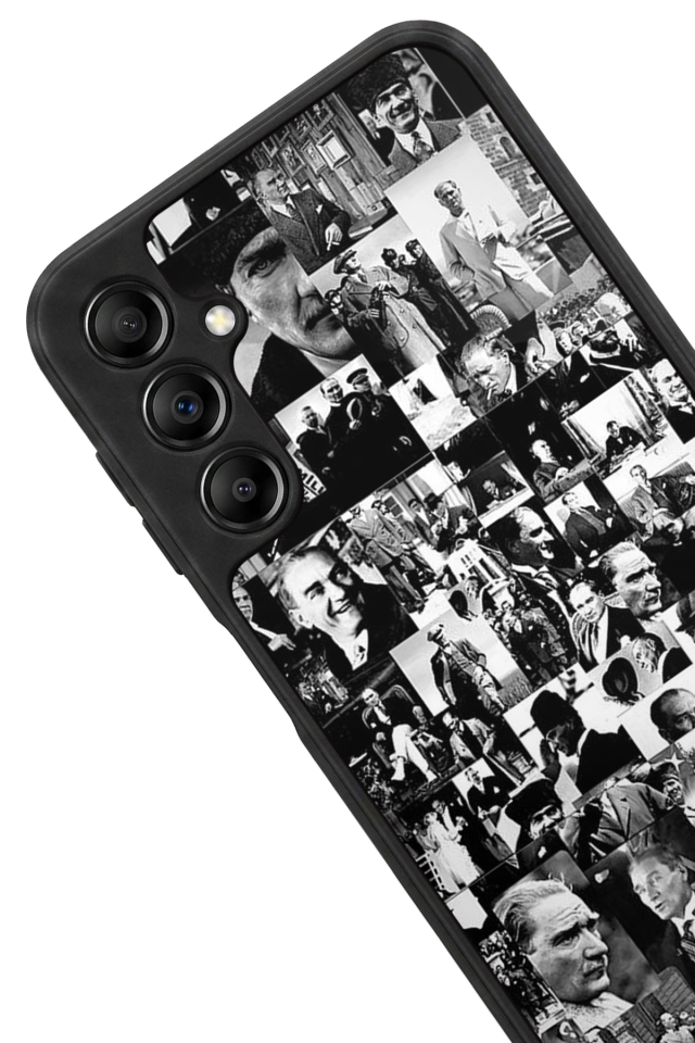 Samsung Galaxy A14 Uyumlu Mustafa Kemal Ataturk Tasarımlı Glossy Premium Kılıf