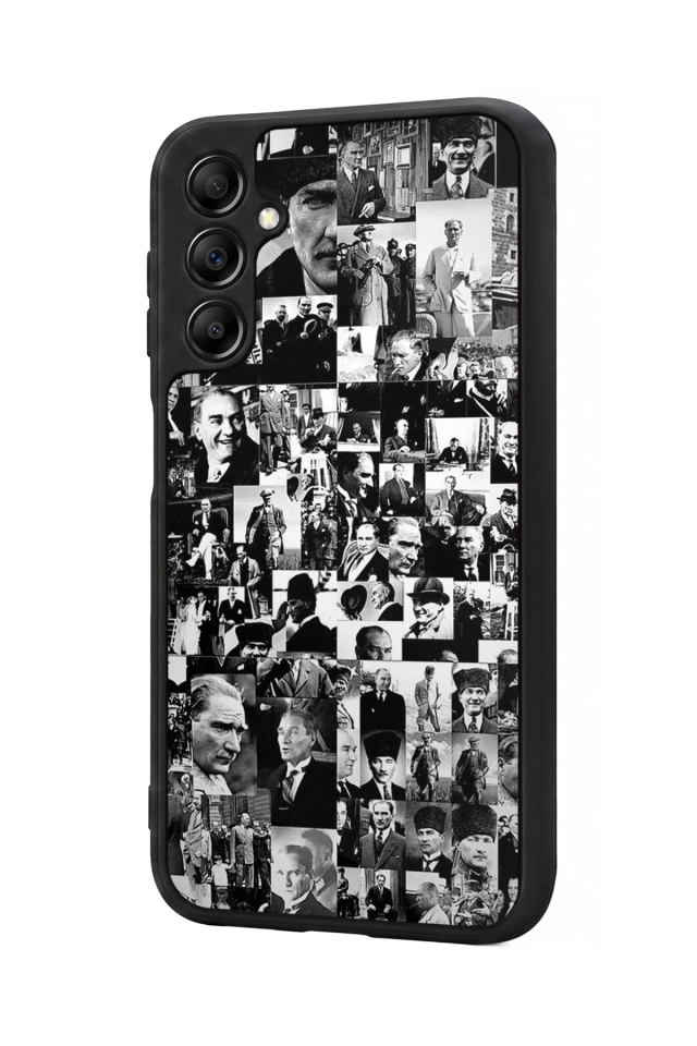 Samsung Galaxy A14 Uyumlu Mustafa Kemal Ataturk Tasarımlı Glossy Premium Kılıf