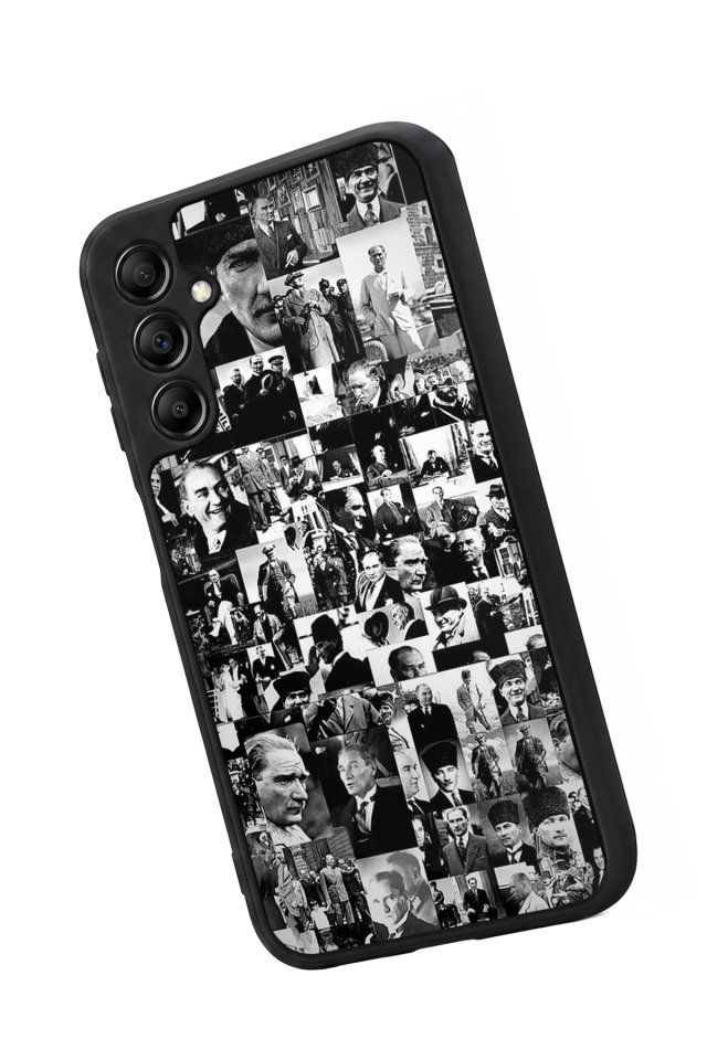 Samsung Galaxy A14 Uyumlu Mustafa Kemal Ataturk Tasarımlı Glossy Premium Kılıf