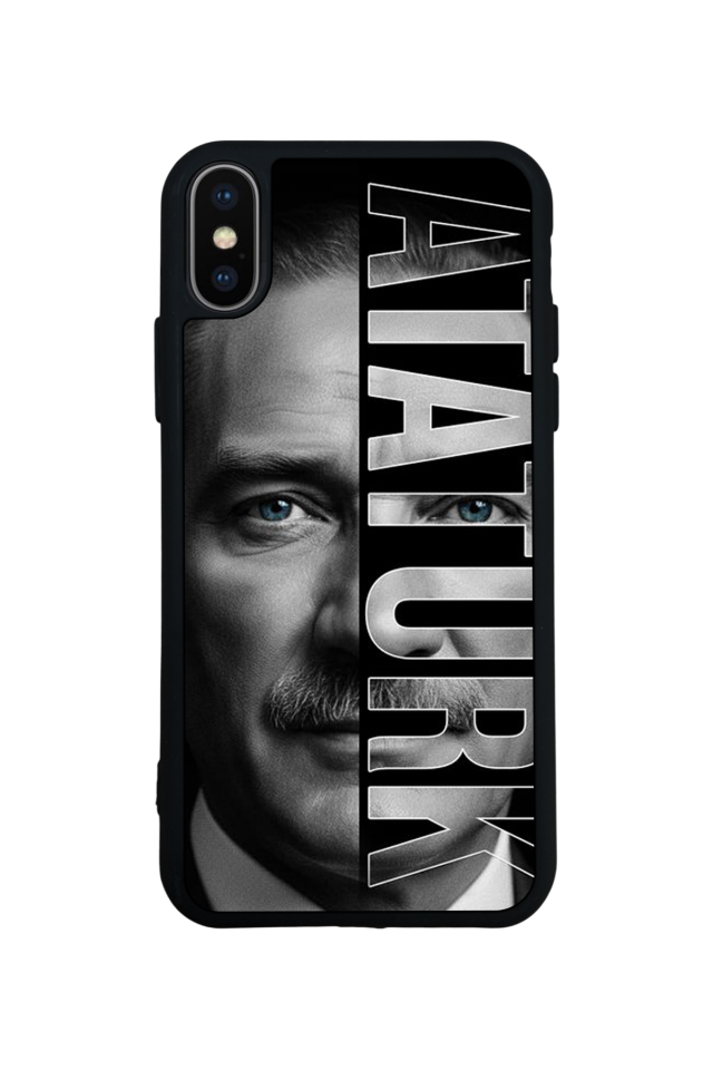 iPhone XS Max Uyumlu Mustafa Kemal Ataturk Tasarımlı Glossy Premium Kılıf