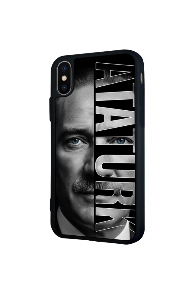 iPhone XS Max Uyumlu Mustafa Kemal Ataturk Tasarımlı Glossy Premium Kılıf