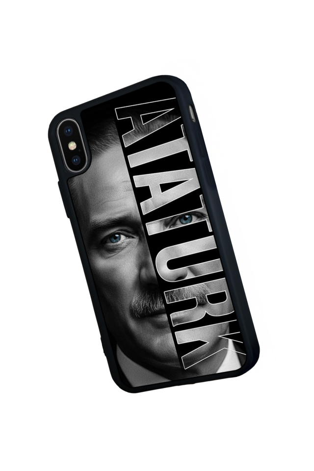 iPhone XS Max Uyumlu Mustafa Kemal Ataturk Tasarımlı Glossy Premium Kılıf