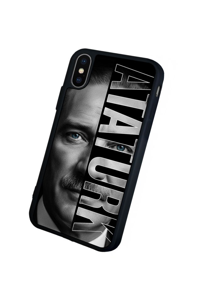 iPhone XS Max Uyumlu Mustafa Kemal Ataturk Tasarımlı Glossy Premium Kılıf