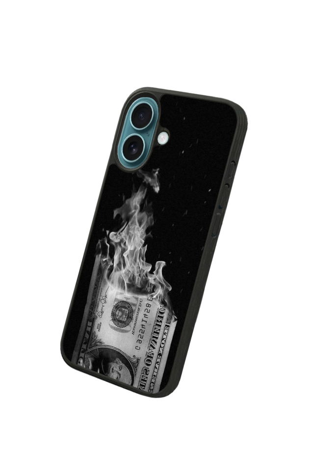 iPhone 16 Uyumlu Para Tasarımlı Glossy Premium Kılıf