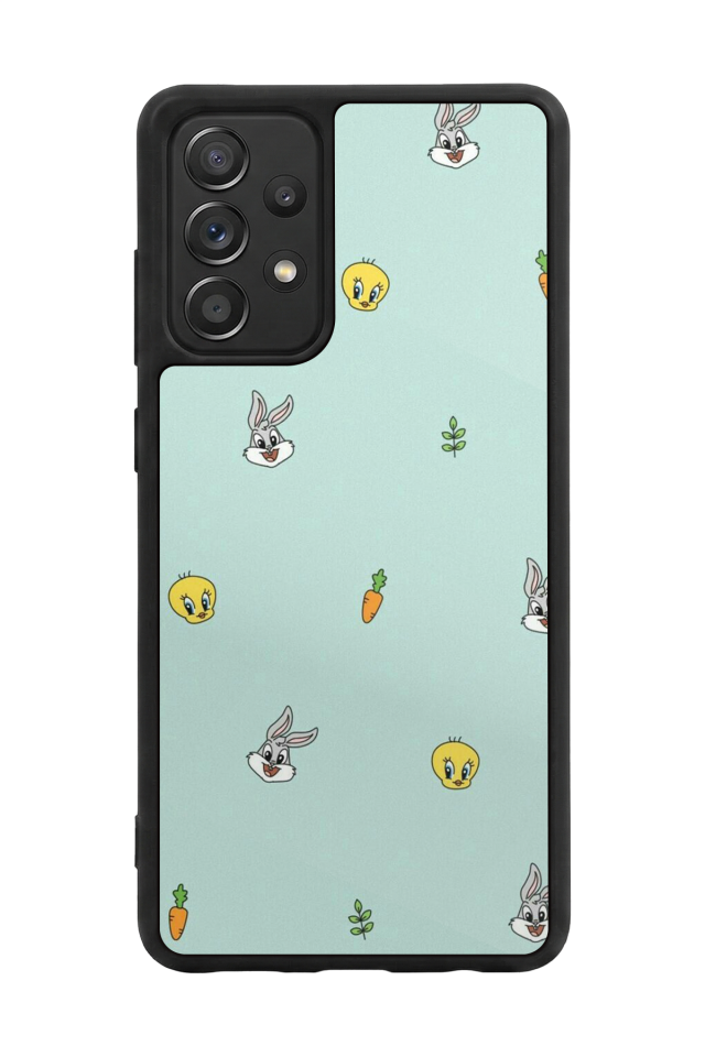 Samsung Galaxy A72 Uyumlu Tweety Tasarımlı Glossy Premium Kılıf
