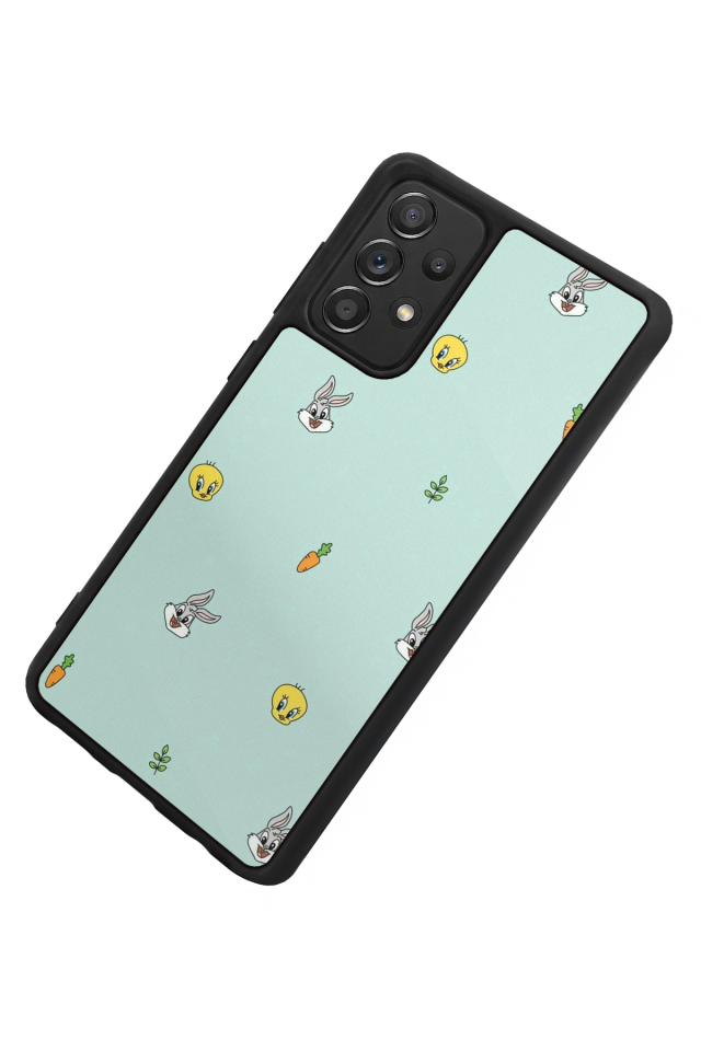 Samsung Galaxy A72 Uyumlu Tweety Tasarımlı Glossy Premium Kılıf