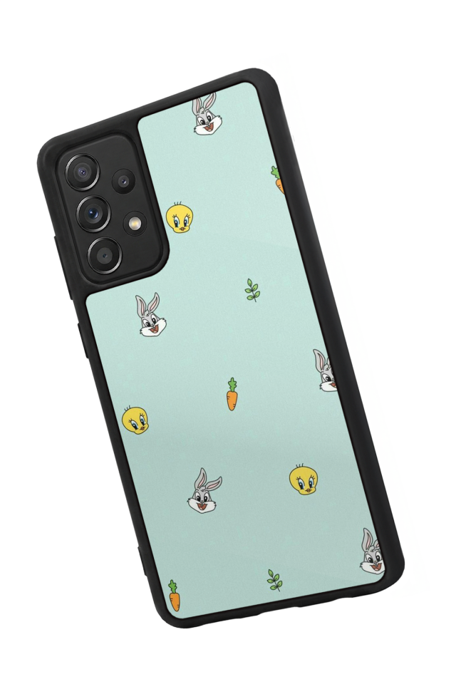 Samsung Galaxy A72 Uyumlu Tweety Tasarımlı Glossy Premium Kılıf