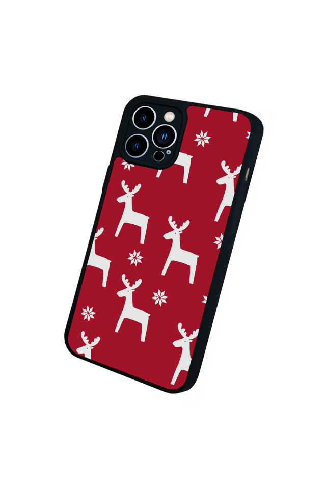 iPhone 12 Pro Max Uyumlu Yilbasi Christmas Tasarımlı Glossy Premium Kılıf