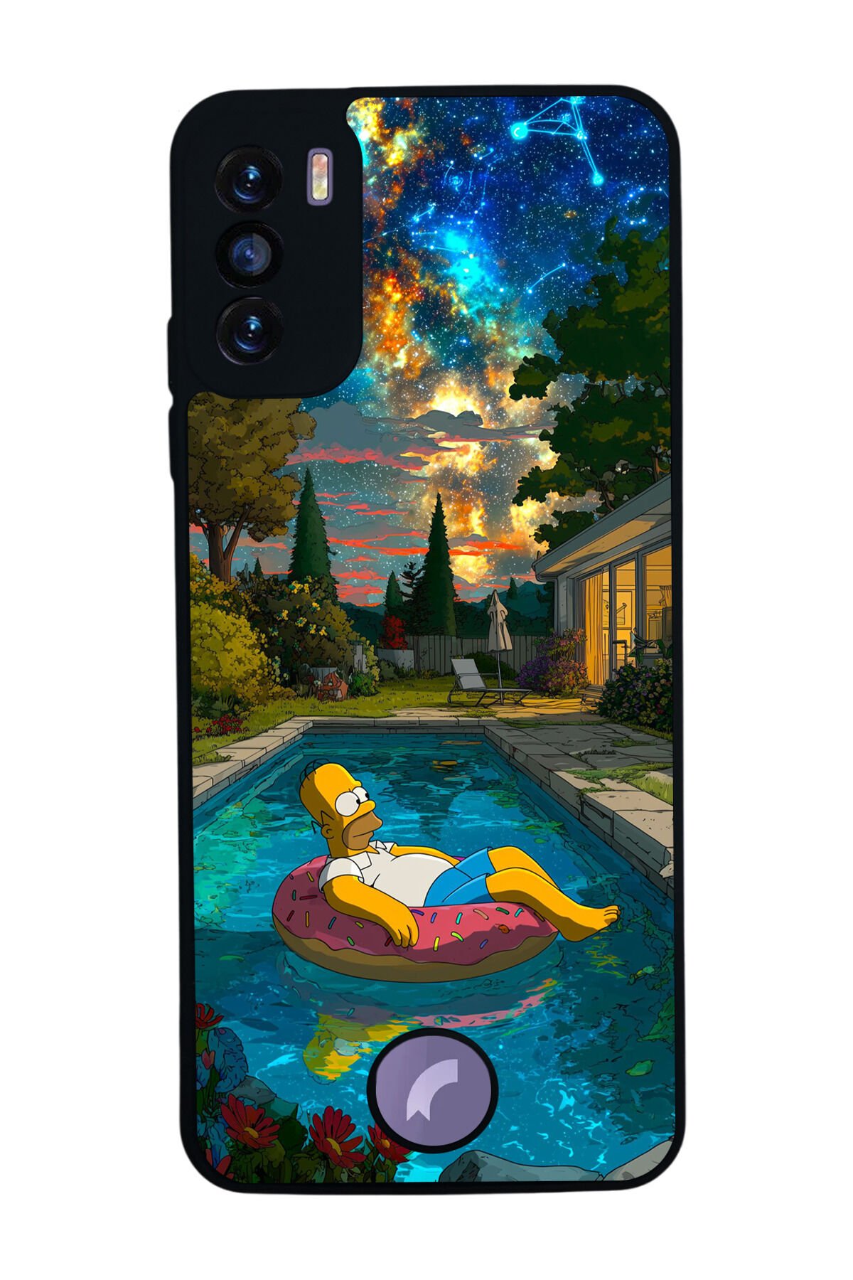 Reeder S19 Max Pro S Uyumlu The Simpsons Tasarımlı Glossy Premium Kılıf