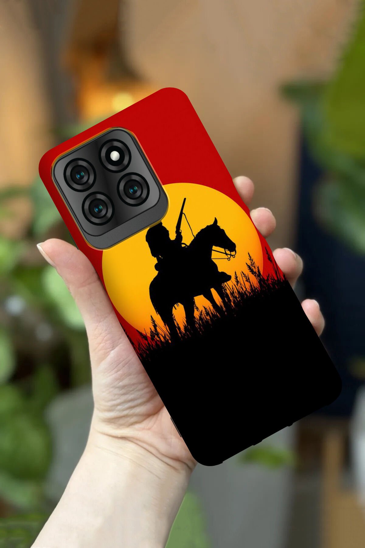 Reeder S71 Uyumlu Kamera Korumalı RDR2 Desenli HD Baskılı Silikon Kılıf