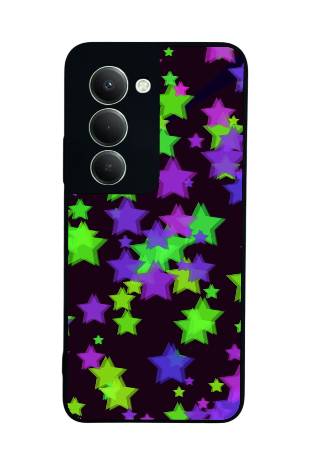 Xiaomi Redmi 15 5G Uyumlu Retro Yildizlar Tasarımlı Glossy Premium Kılıf