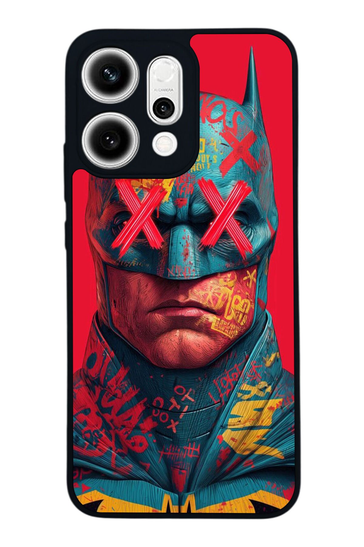 Oppo Reno 14 Uyumlu Batman Tasarımlı Glossy Premium Kılıf