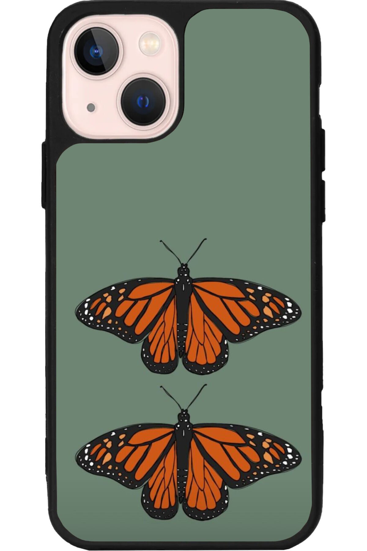 iPhone 13 Mat Siyah Uyumlu Kılıf – Yumuşak Silikon, Koruyucu, Şok Emici Kapak