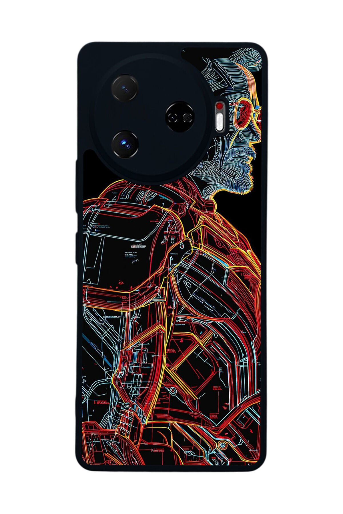 Tecno Camon 30 Pro Uyumlu Iron Man ( Demir Adam ) Tasarımlı Glossy Premium Kılıf